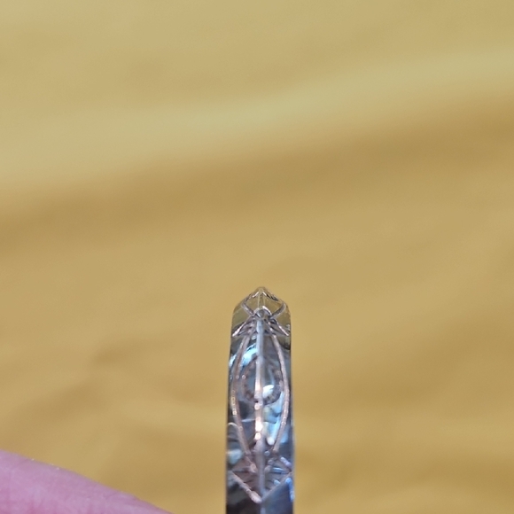 Vintage Navajo Carinated Sterling Silver Cuff Bracelet - Picture 2 of 8